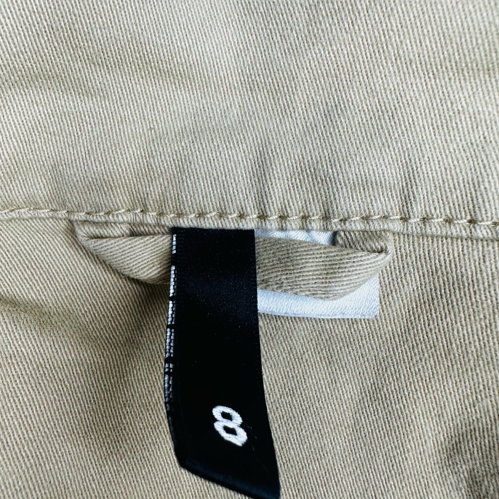Divided Cream Button-Up Military Style Jacket Size 8 - Picture 13 of 14